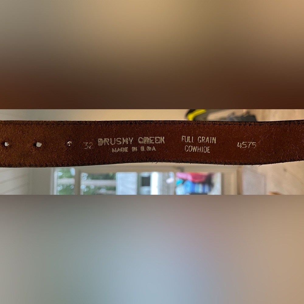 Cow Hide Men's Western Belt Without Buckle - Picture 2 of 4